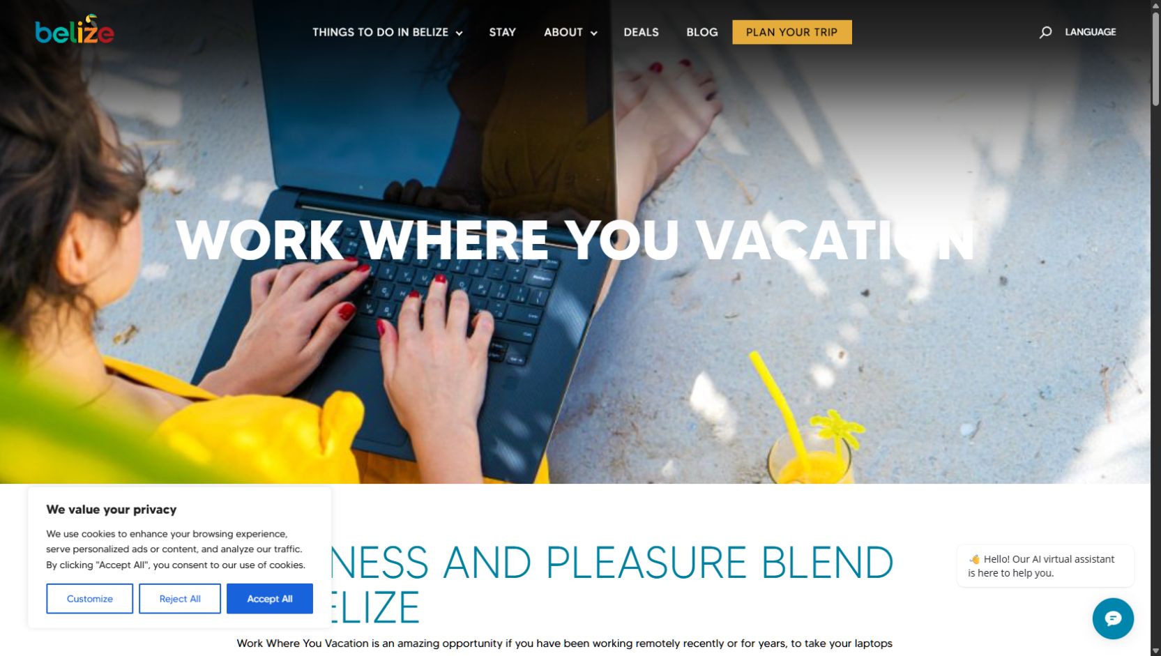 Check the official Work Where You Vacation requirements