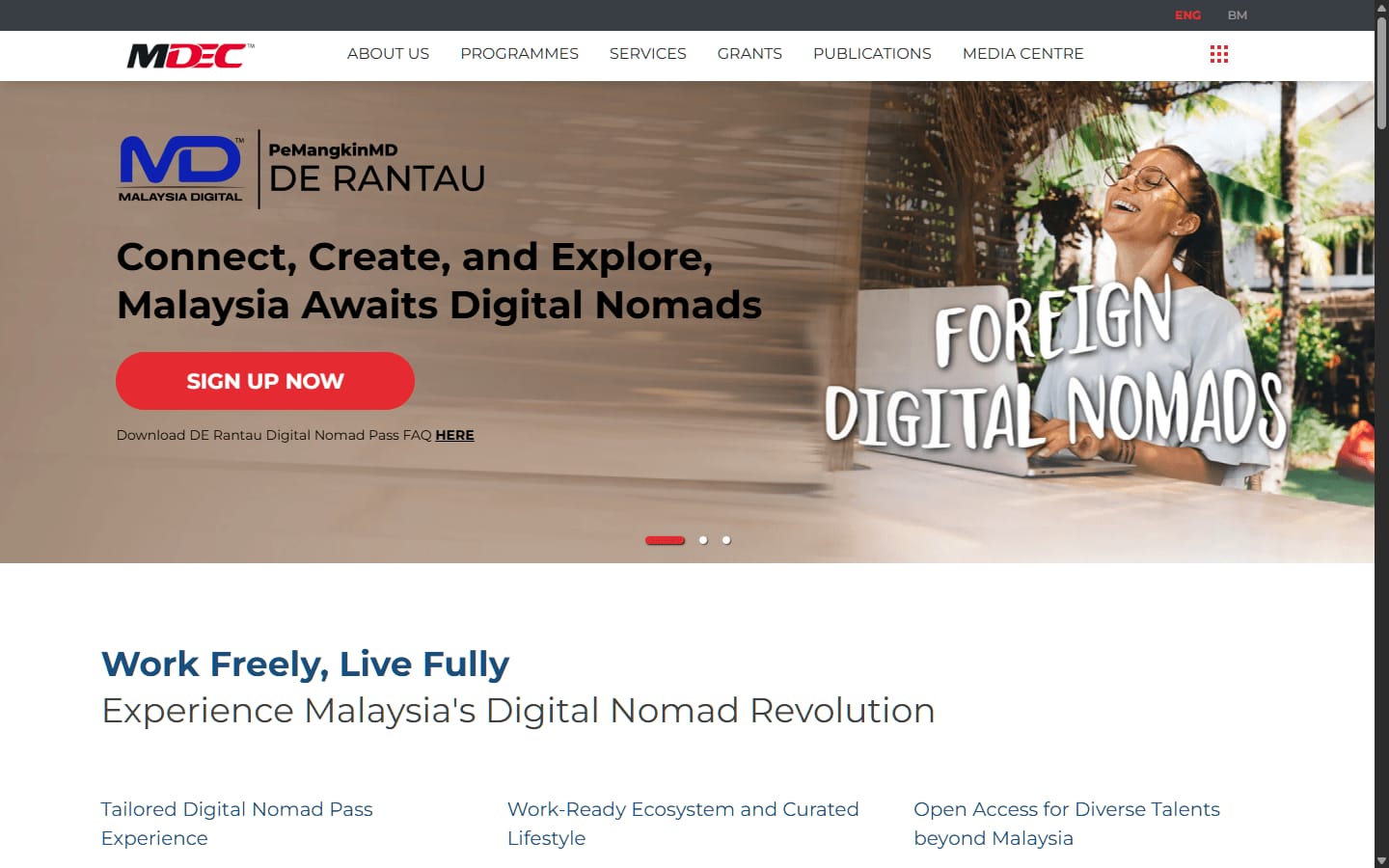 Open the DE Rantau programme page