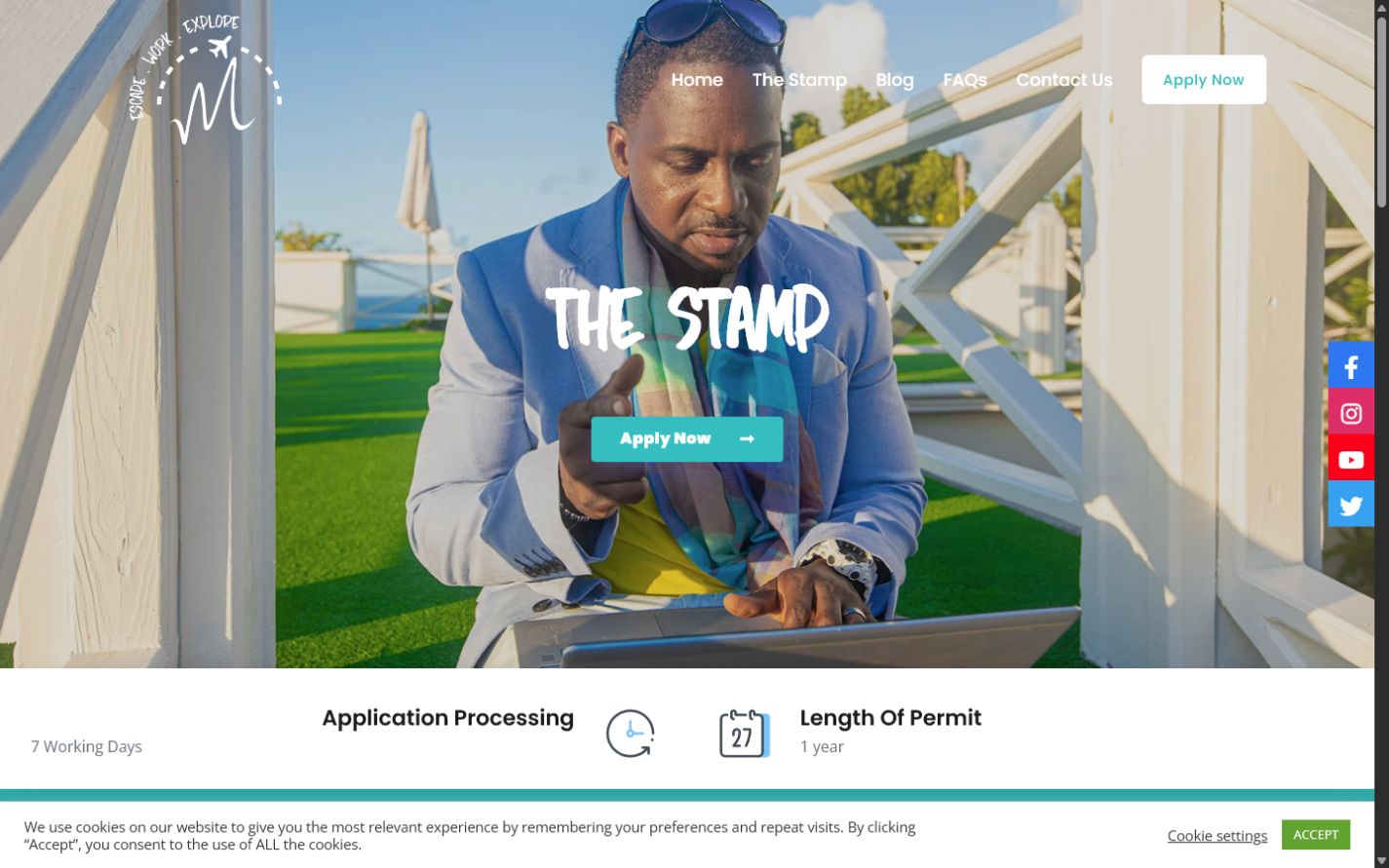 Review the permit and start the application